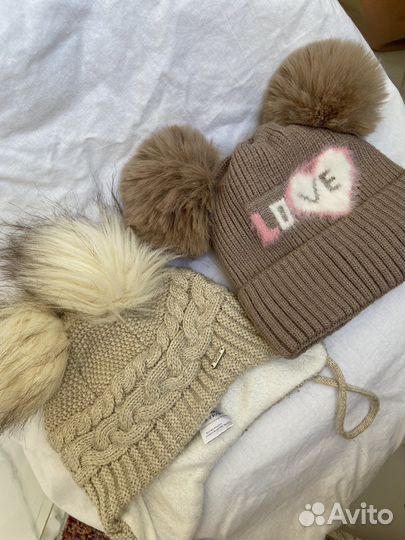 Шапки для девочки осенние