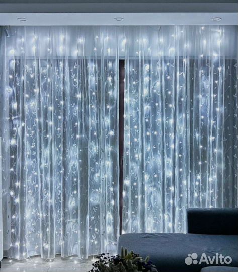 Гирлянда штора
