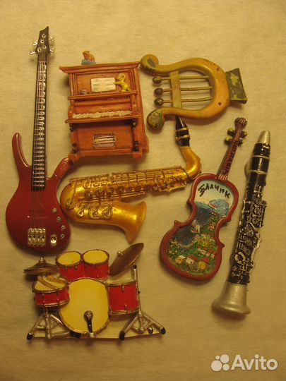 Магниты музыкальные инструменты