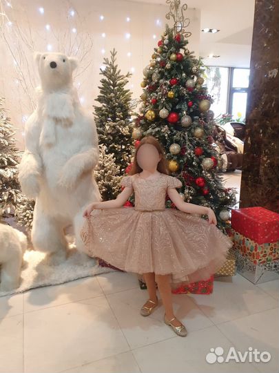 Детское нарядное платье 122-128