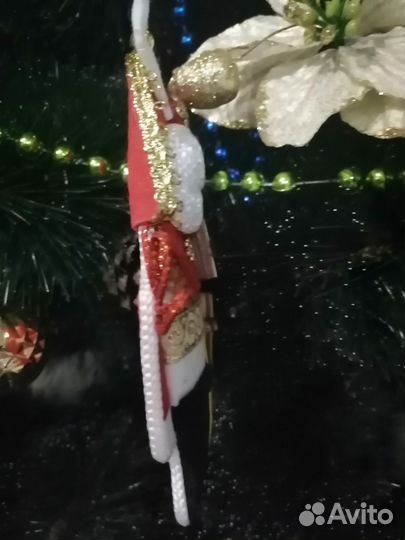 Елочные игрушки ручной работы, дизайнерские