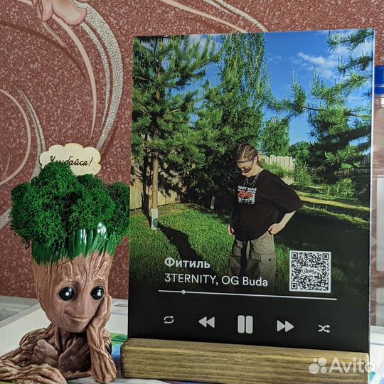 Живая трек-пластинка (оригинальный подарок)