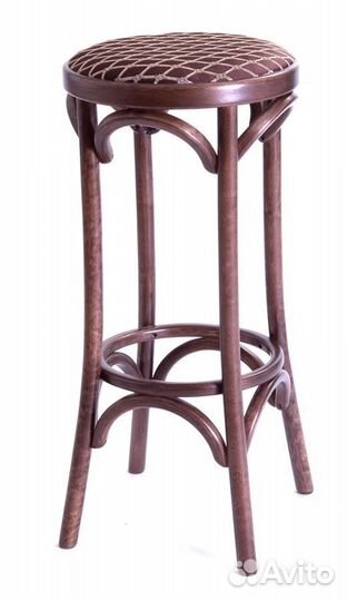 Табурет барный 750 Венский мягкий темный тон ткань 3 brown