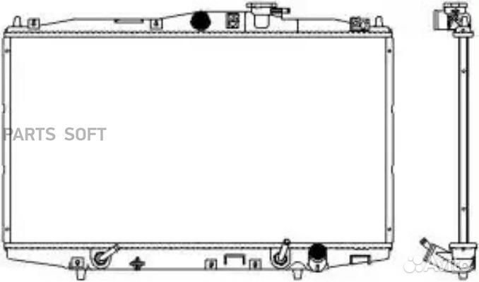 Радиатор охлаждения Хонда Аккорд Купе 98