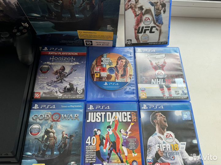 Sony PS4 PRO 1Tb с играми
