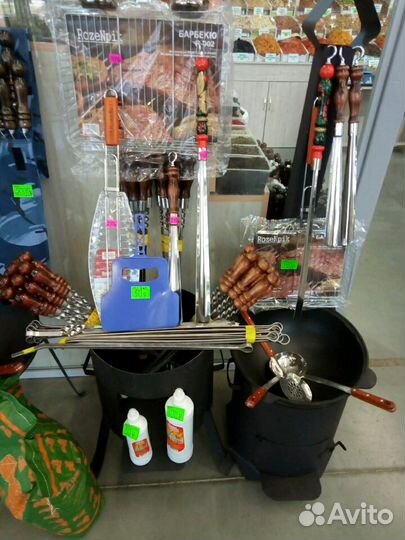 Шампуры и подарочный наборы, казаны Узбекский