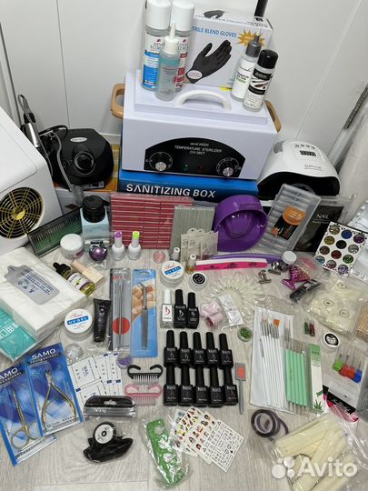 Большой набор для маникюра,новый