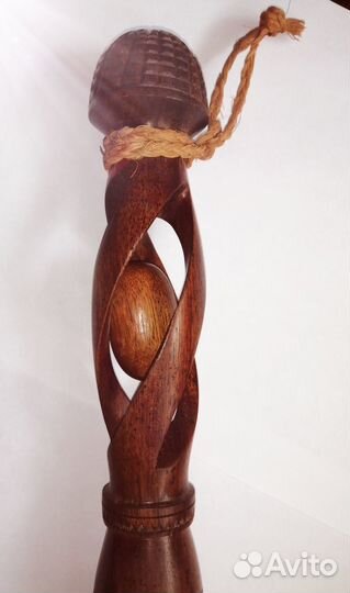 Вилка каннибала, сувенир из дерева, Фиджи