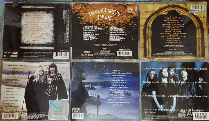 Коллекция 6 CD Blackmore's Night+ 1 CD орган