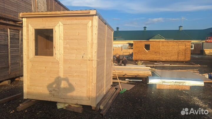 Бытовка и хозблок с утеплением и отделкой