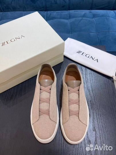 Мужские кеды zegna Triple Stitch