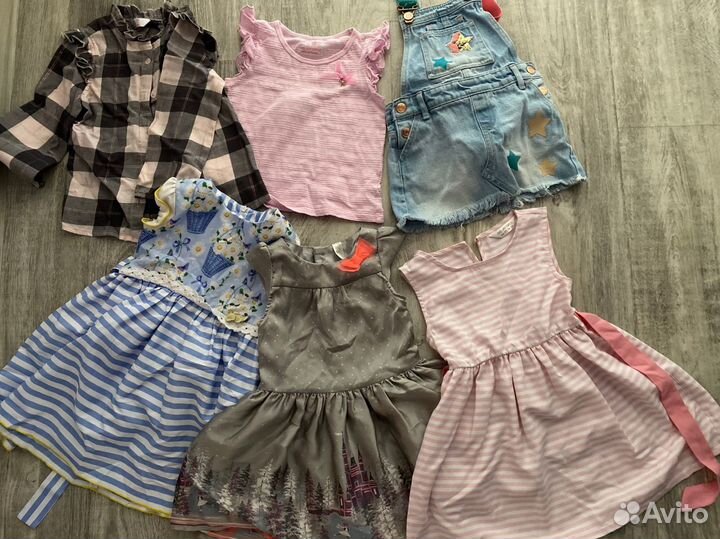 Пакет вещей на девочку 2-4 года