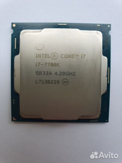 Процессор Intel core i7 7700k