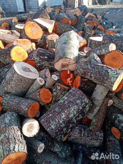 Дрова чурками/колотые, горбыль