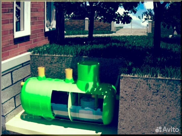 Септик под ключ. Рассрочка 12 мес