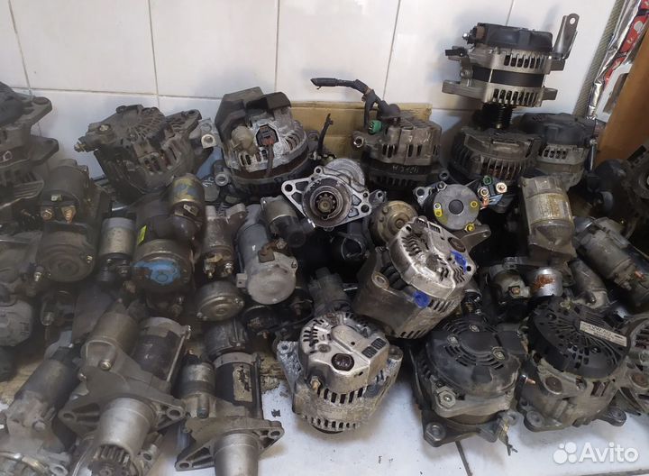 Стартер-генератор б/у,новые на любое авто