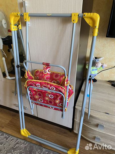 Детская качель напольная