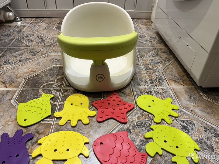 Сиденье для ванны happy baby