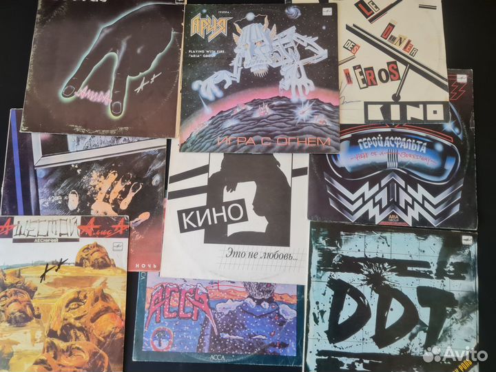 Коллекция пластинок (Рок, Джаз, Эстрада, Сказки)