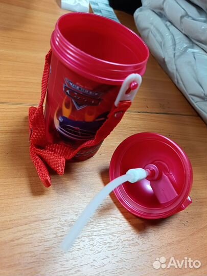 Бутылка для питья тачка Молния Маккуин