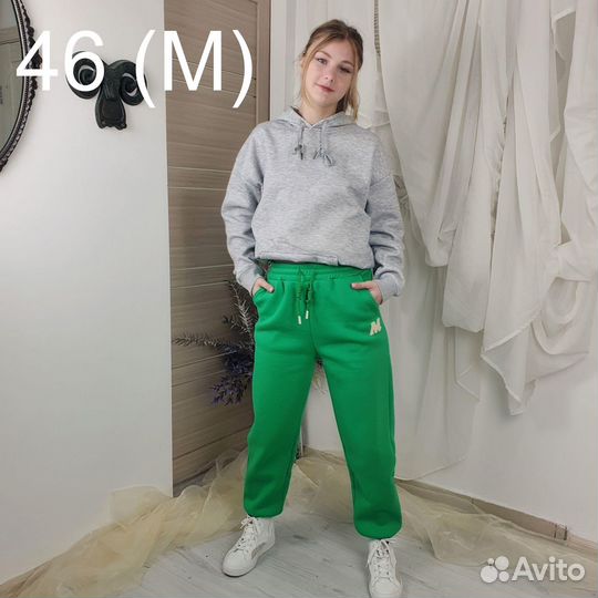 Джоггеры с флисом М 7986