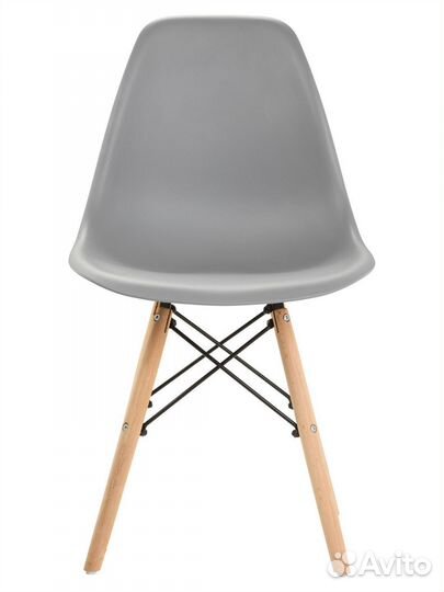 Стул в стиле eames DSW, светло- серый, 1 шт