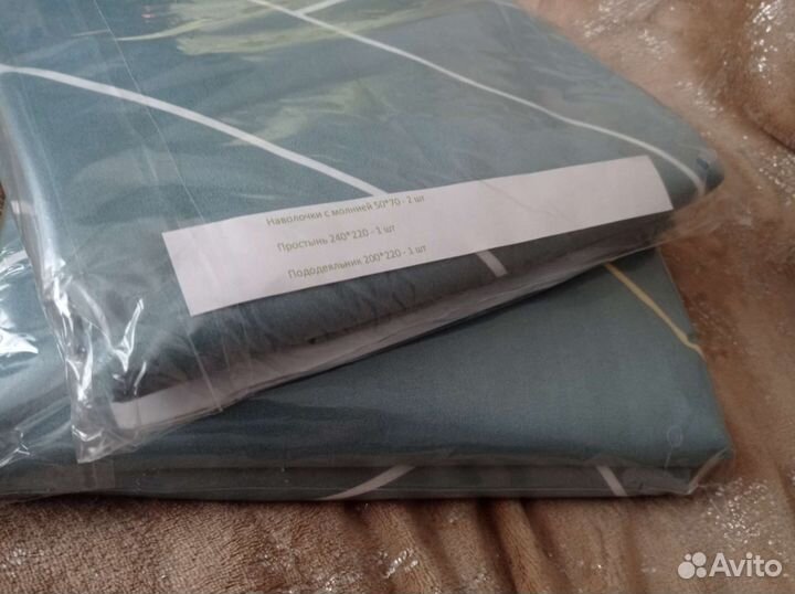 Постельное белье сатин евро