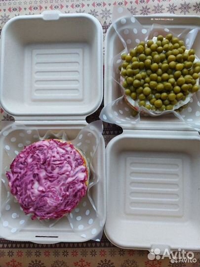 Салаты на заказ, окрошка, домашняя еда