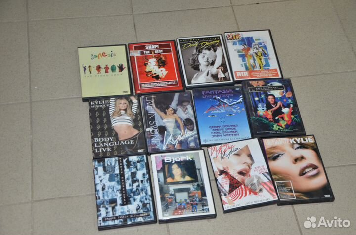 Концерты на DVD 12шт