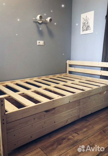 Кровать односпальная новая IKEA