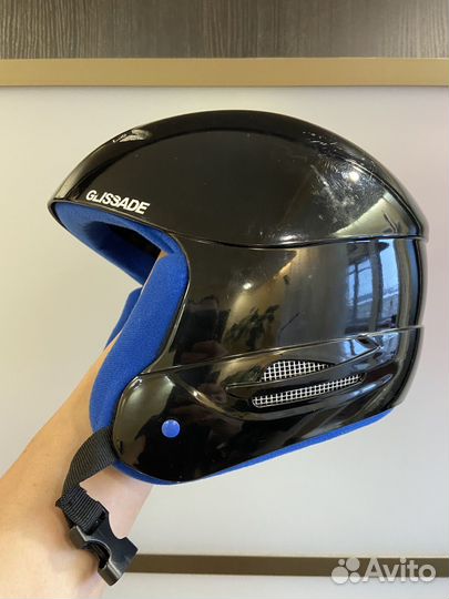 Горнолыжный шлем детский с очками