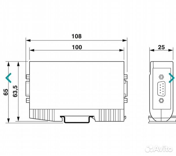 Phoenix Contact, DT-UFB-V24/S-9-SB, 2803069