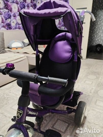 Детский велосипед с родительской ручкой бу