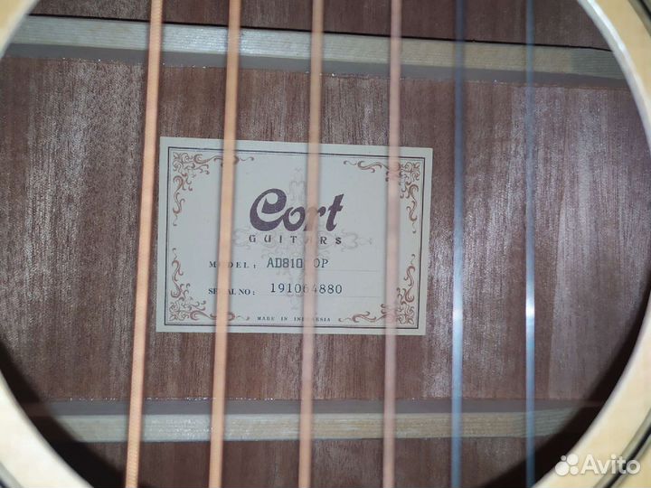 Акустическая гитара Cort AD810-OP