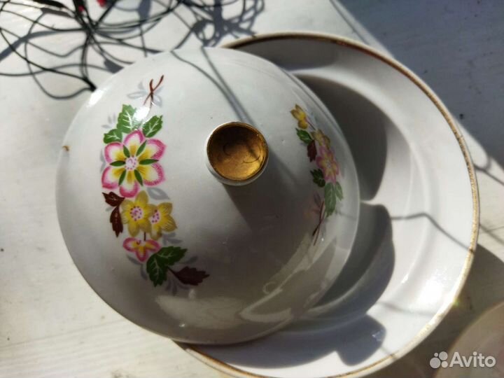 Масленка фарфор