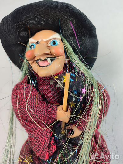 Фарфоровая кукла Баба -Яга