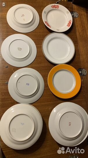 Тарелки СССР, кружки, чайные пары