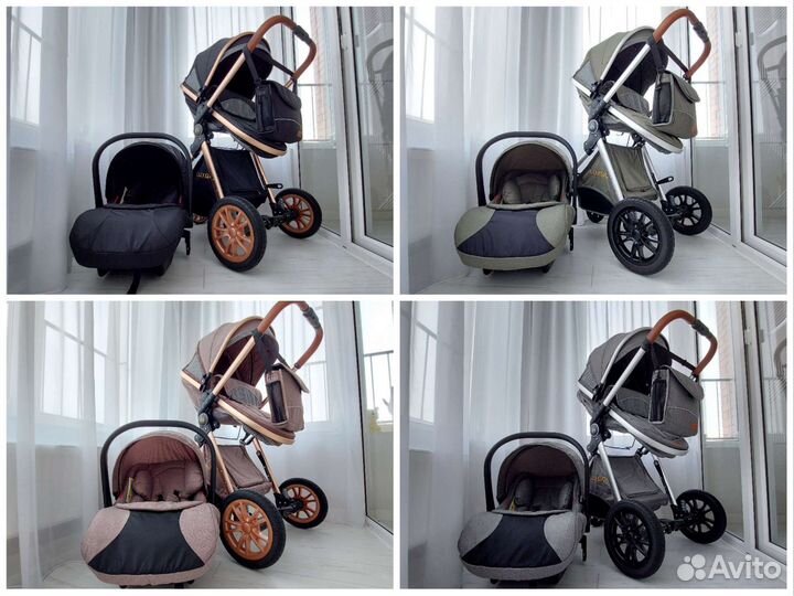 Новые коляски 3 в 1 (много цветов) бесп. доставка