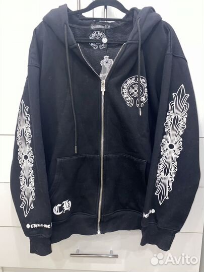 Chrome hearts zip hoodie