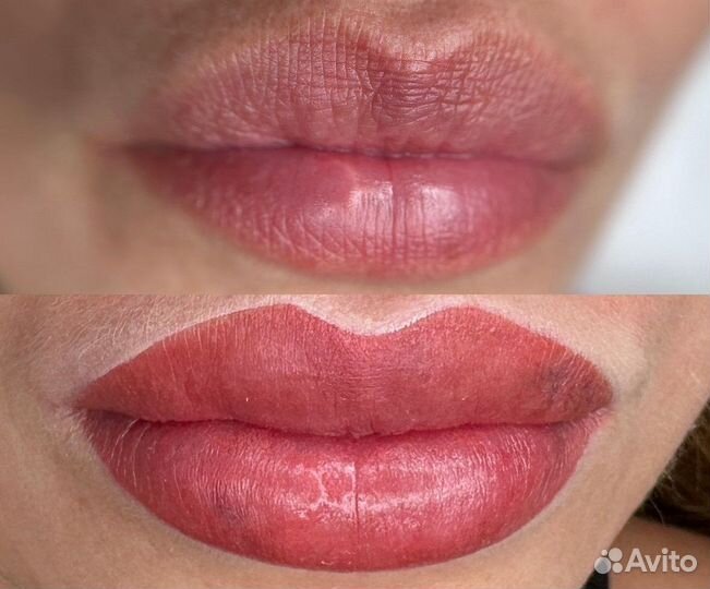 Перманентный макияж бровей губ. Модели