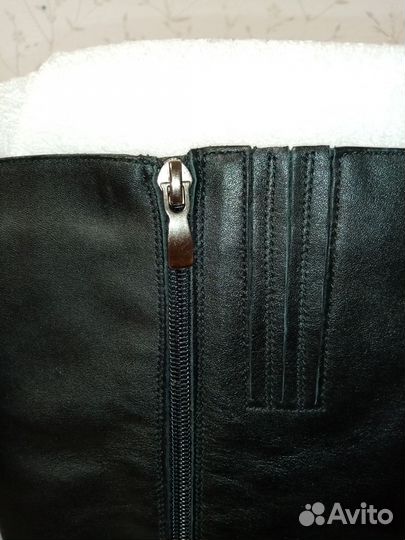 Весенние сапоги натуральная кожа 38