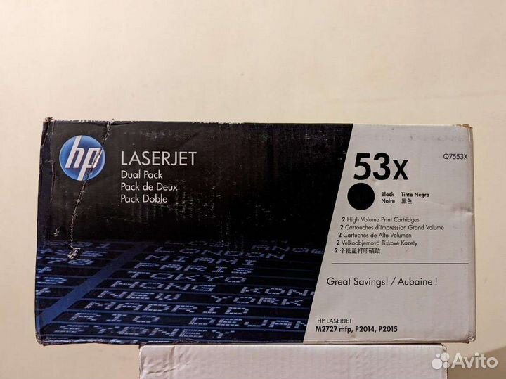 Оригинальные картриджи для HP (53A; 53X)