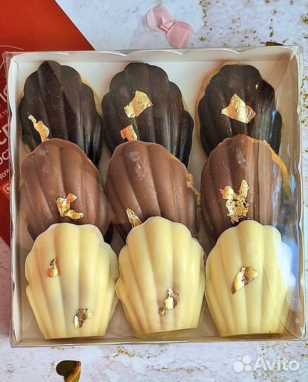 Домашнее французское печенье Мадлен ручной работы