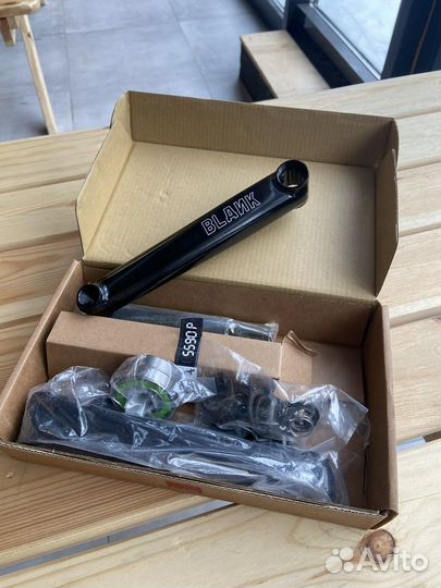 BMX Шатуны Blank / 8 шлицов 175мм / с кареткой