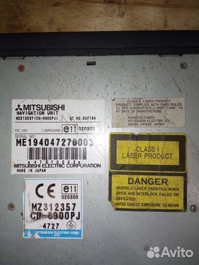 Mitsubishi Pajero 3 кардридер навигации