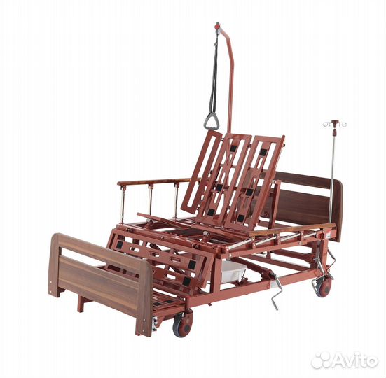 Медицинская кровать железная с механизмом
