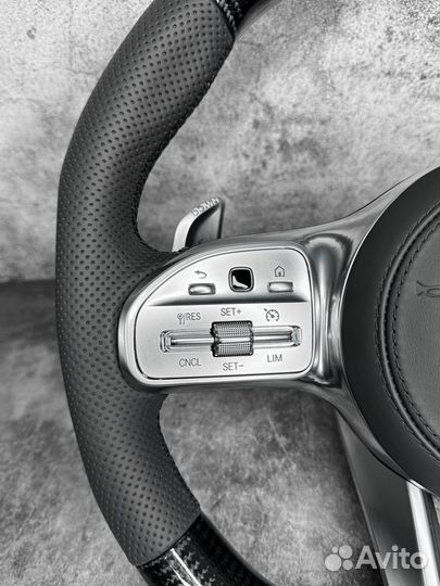 Руль AMG Мерседес V167 GLS X167 W213 W222 / Карбон