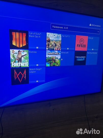 Sony playstation 4+6игр+2геймпада