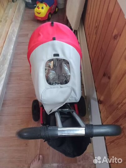 Детский велосипед с родительской ручкой