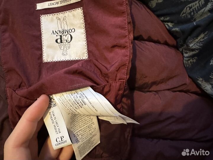 C.P. company eco chrome r пуховик